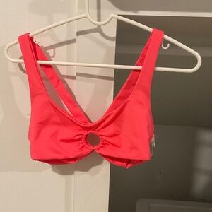 L*Space Bright Pink Bikini Top